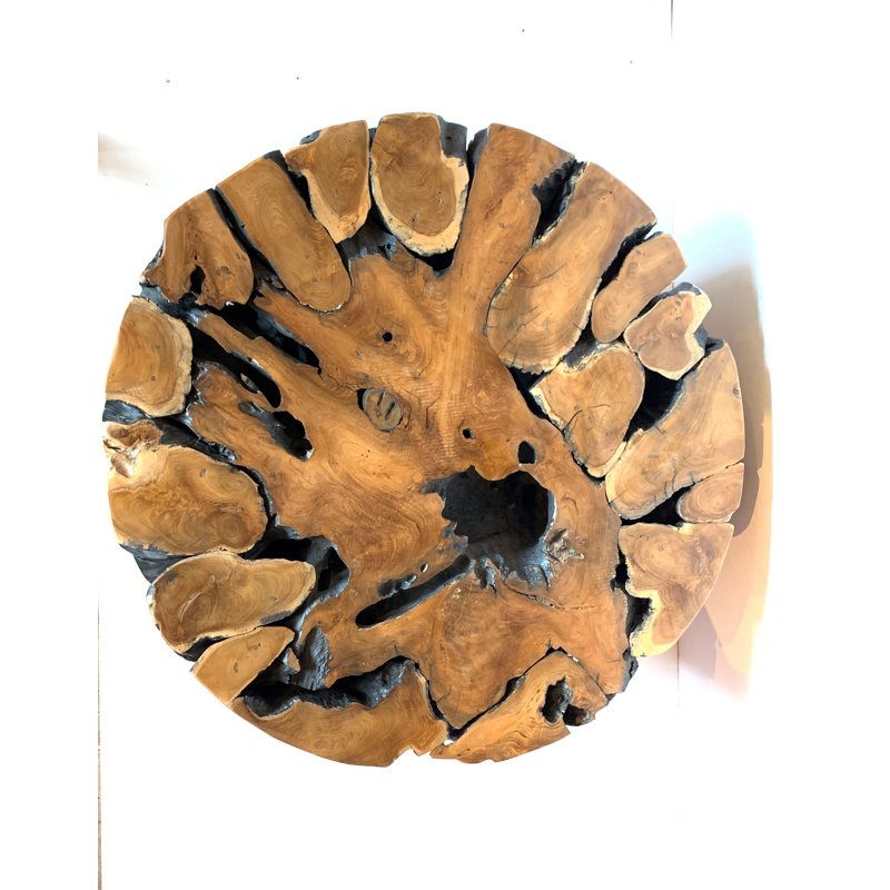 Table basse en bois massif Fike