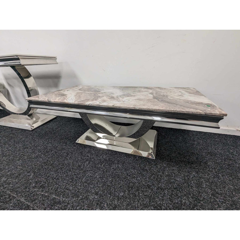 Chantiel Pedestal Coffee Table