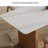 Peronne Ash Solid Wood Base Dining Table-2056416787
