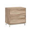 Classeur latéral à 2 tiroirs avec finition en bois, surface chauffante pour le bureau, espace de travail idéal, couleur brune à mélanger, système de verrouillage, tiroir inférieur verrouillé, L 31 po, l 19,49 po, H 28,88 po, installation rapide,