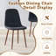Stylish Wood and Metal Dining Set with Double-Layer Storage-104919533