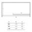 1180mm W x 2000mm H Pivot Frameless Shower Door with Clear Glass