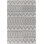 Chevron Area Rug in White