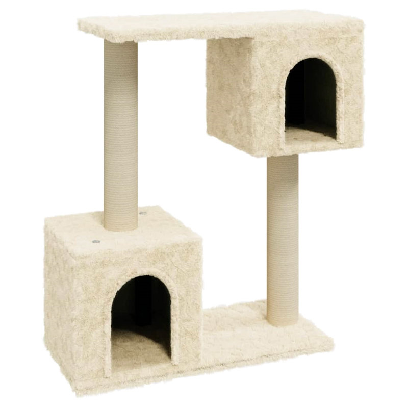 Garner 60 cm H Cat Tree / Condo, Cream
