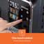 Geepas Slush Machine with Digital Display | 7 Smart Programmes Touchscreen Control 1.8L Capacity Easy Clean Design | Fast ICY Drink Maker for Slush Cocktails Frappé Milkshakes Juice