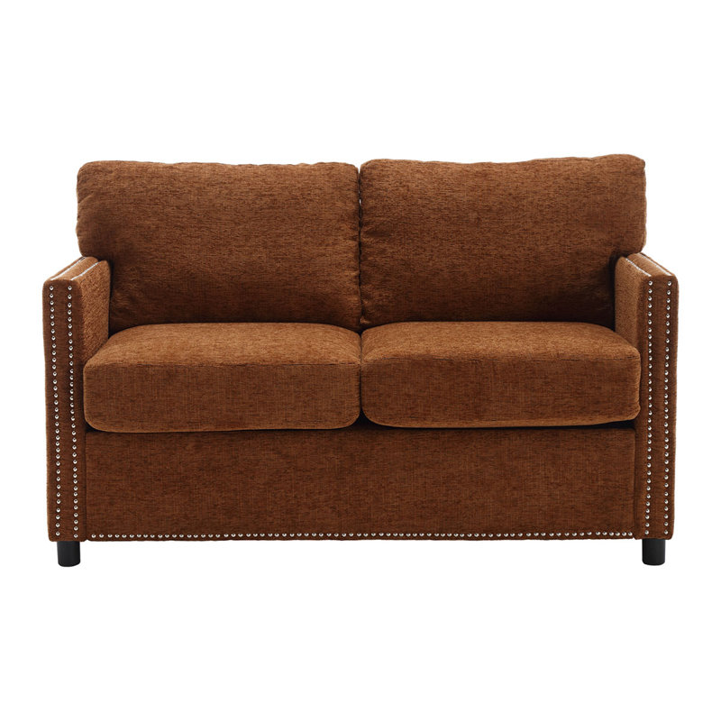 Causeuse 28,54 po Denira, Chenille brun