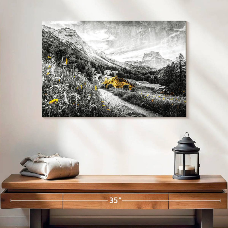 Nicci Alps Mountain Scenery Pop, 16" H x 24" W