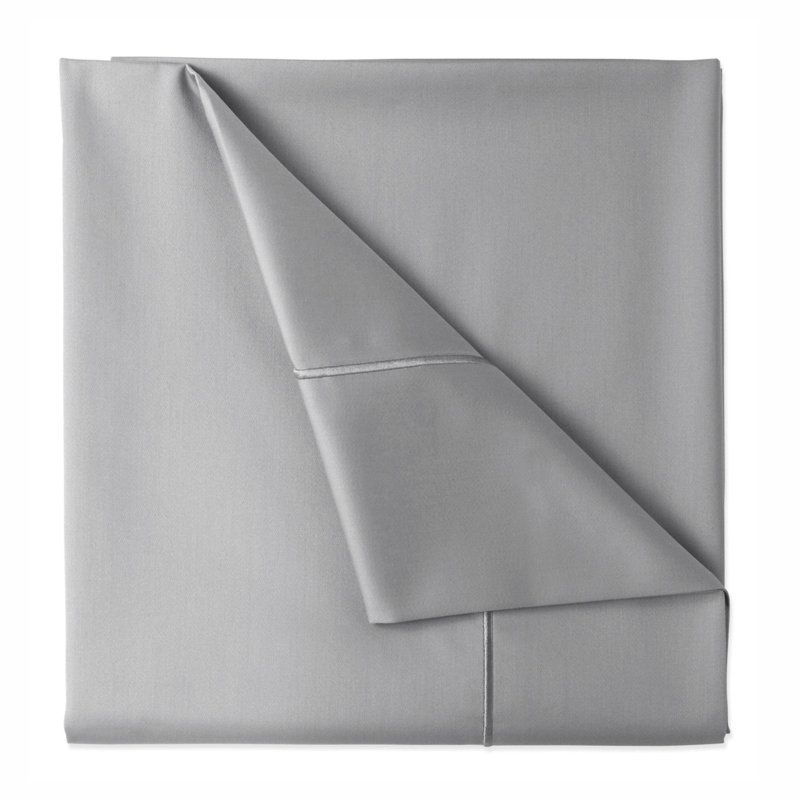 Ensemble de draps 4 pièces Bibb Home, Ensemble de draps pour grand lit avec deux très g, Argent