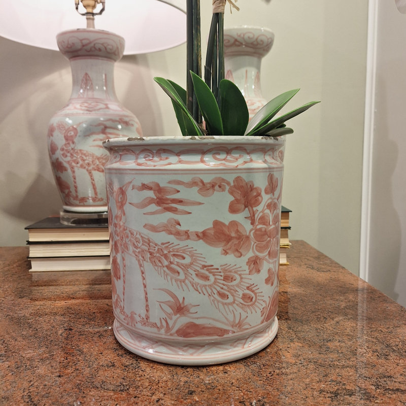 Handcrafted Round Planter