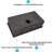 Gunmetal Black Kitchen Basin 30"X18"X9", 18 Gauge Stainless Steel Undermount With Noise Reduction And Condensation Sink Smooth Drainage Noise Feature