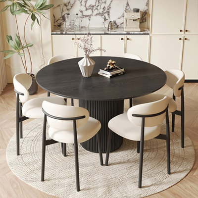 French romantic solid wood table set
