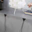 Table de chevet avec USB, gris-1811512665