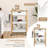 Marthe 25 " W Kitchen Cart with Acacia Solid Wood Top