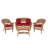 Cecilton 4 Piece Rattan Sofa Seating Group -27165456-23609067