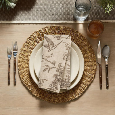 Ensemble de 12 serviettes de table Vintage