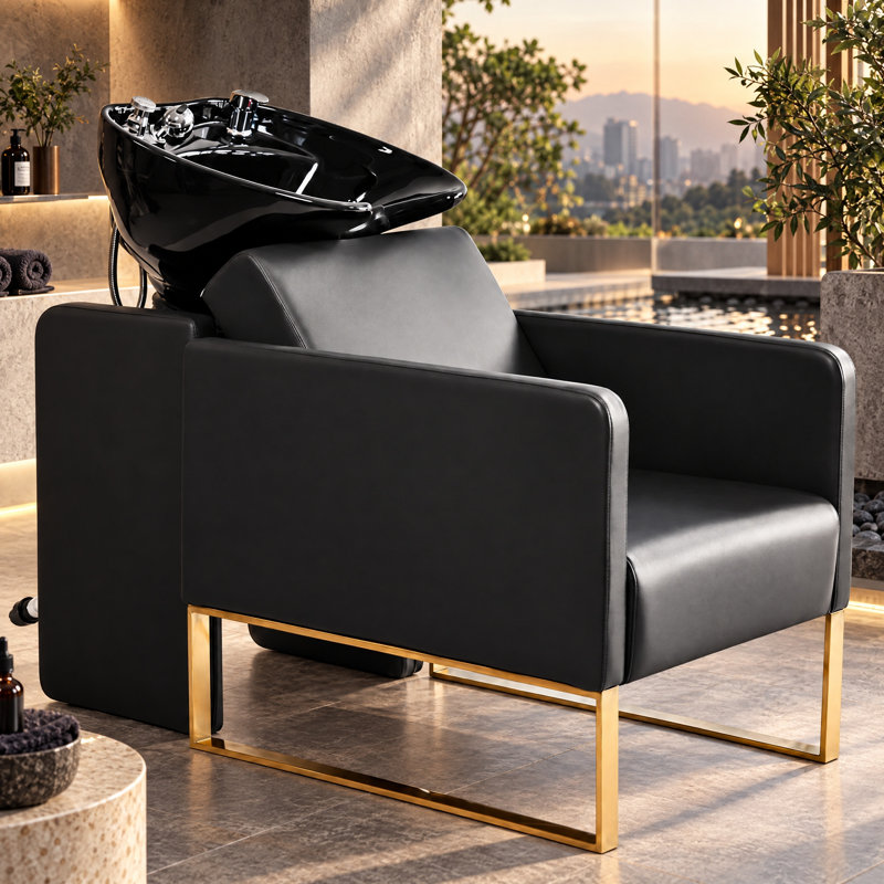 Faux Leather Reclining Massage Chair, Black