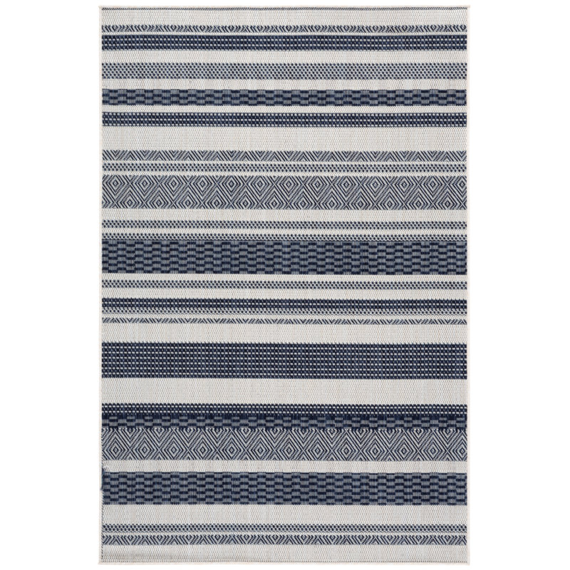 Laris Performance Performance Striped Rug, Rectangle 4' x 6'