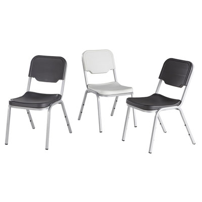 Chaise empilable de bureau sans accoudoirs