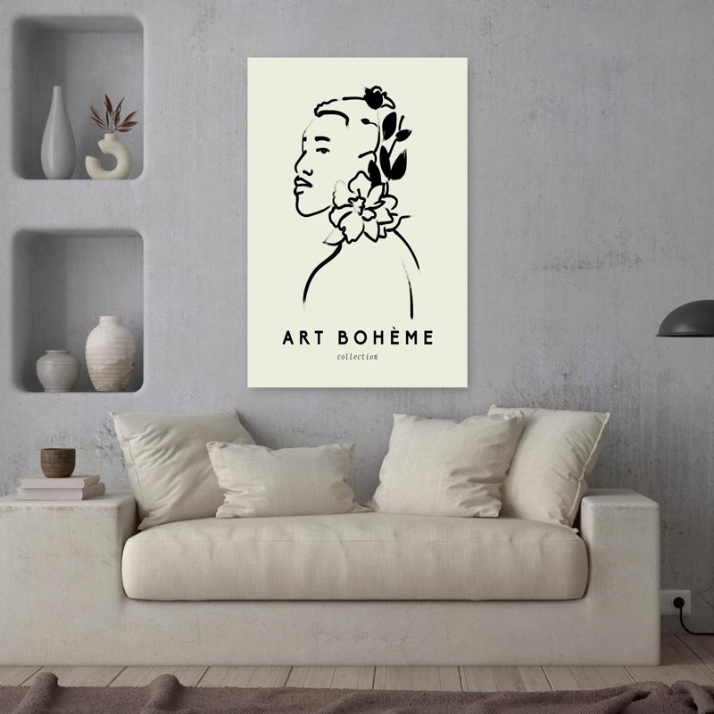 Art contemporain, art contemporain abstrait, H 36 po x l 24 po