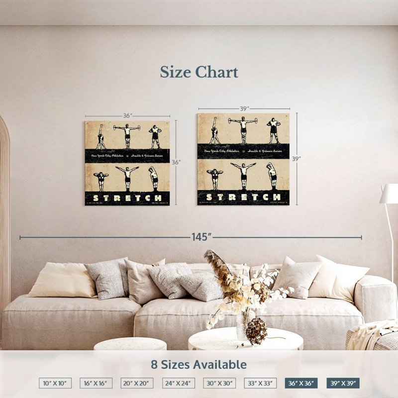 Sireci Stretch I, 39" H x 39" W