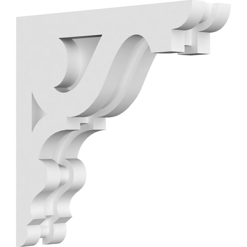 Corbeau en PVC de qualité architecturale Robin, H 8 po x l 8 po x P 1,875 po