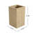 MGO Handmade Rectangle Planter Box, 27''H, Travertine-25919494-25919492