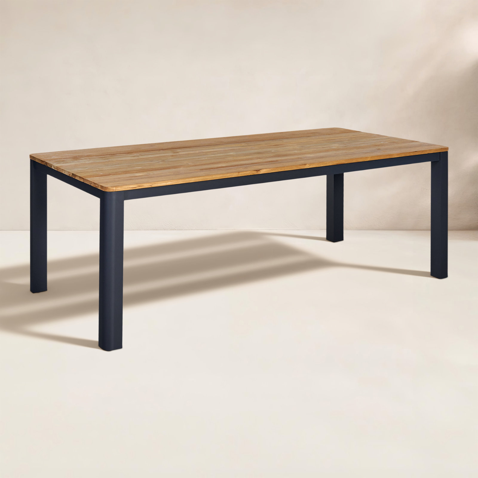 Beardall Teak Patio Dining Table, 39" W x 86" L x 30.3" H
