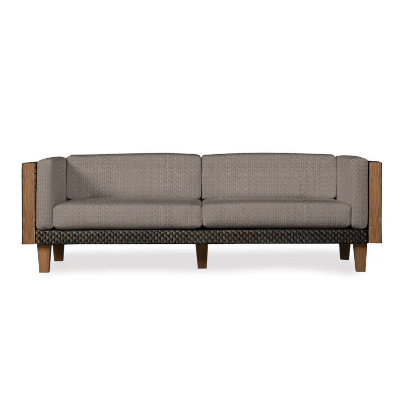 Catalina Outdoor 3 - Seat Patio Sofa, Mink, Loveboat Mint