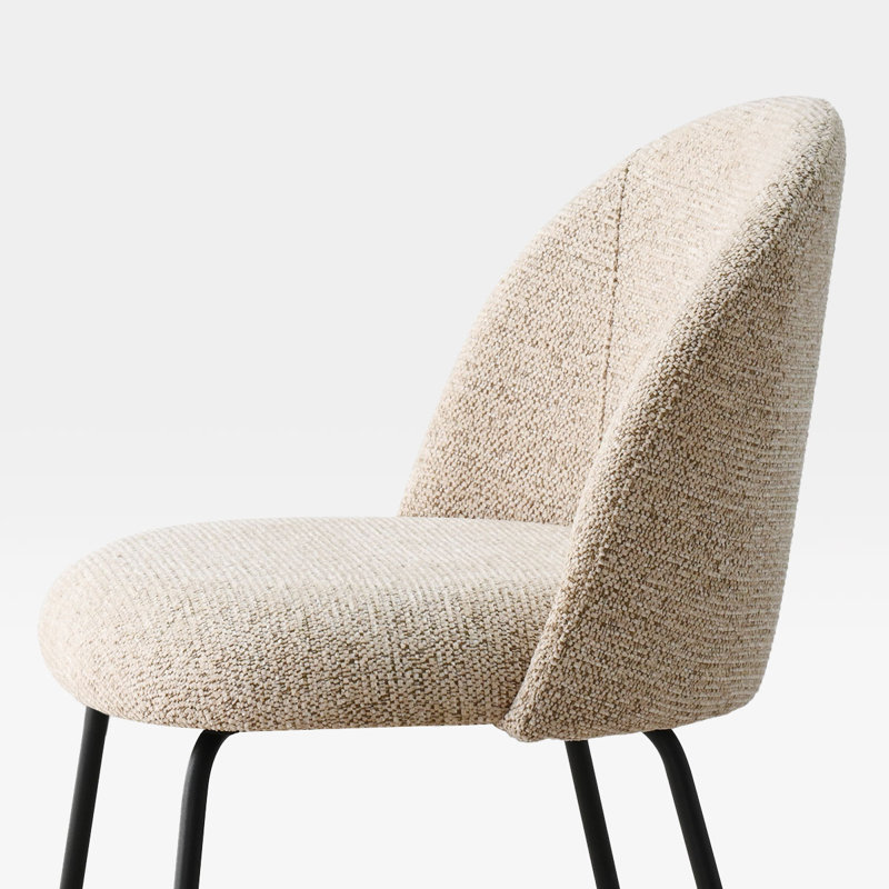 Chaise d'appoint de salle à manger rembourrée de 19,5 po de hauteur, Gruau