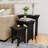 Halloran Nesting Tables- 3 Piece Traditional with Mission Style Legs for Living Room Coffee Tables or Nightstands-Home Accent Furniture