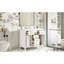 36" Ceramic Sink Bathroom Vanity, Modern And Solid Wood Construction, 4 Drawers & 2 Cabinets, White, Storage Cabinet With Sink, Design, Solution-192188928