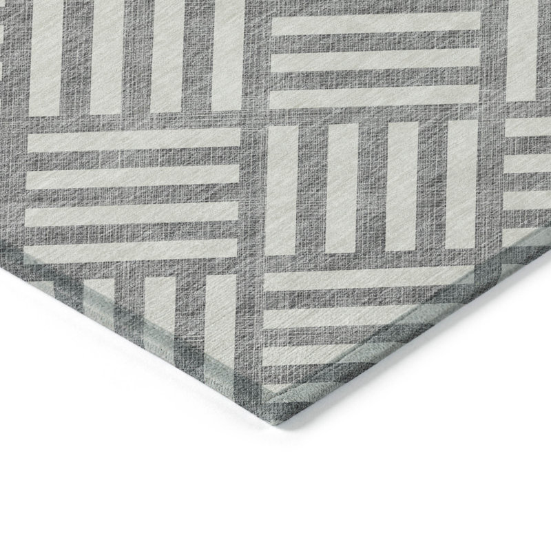 Tapis intérieur / extérieur ivoire lavable 3 pi x 5 pi