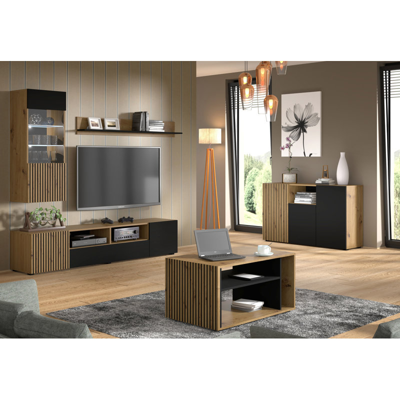 Ameriya Unfinished TV Stand for TVs up to 88"