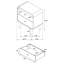 Table de chevet Winston Light Ash