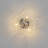 3 - Light Clear Glass Bubble Sputnik Semi Flush Mount-667324515