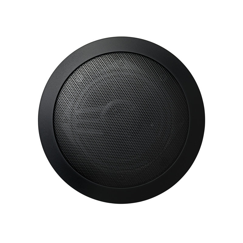 Générateur de vapeur rond de haut-parleur, Noir