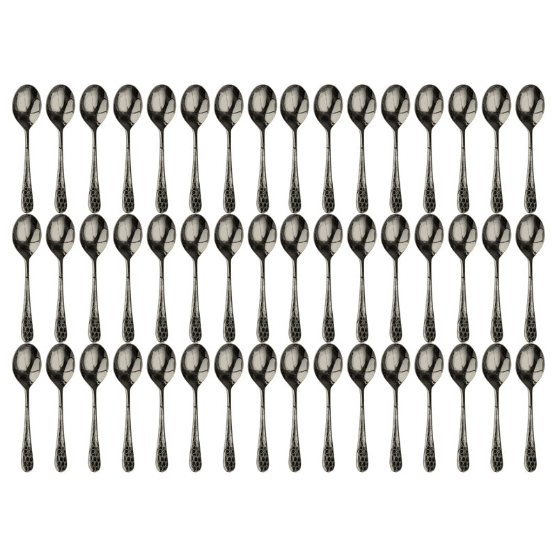 Cuillère à café Coccodrillo, Or noir