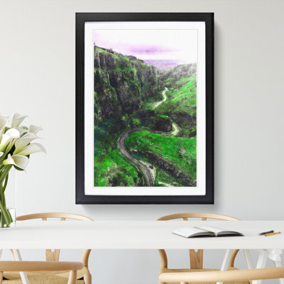 Cheddar Gorge in Somerset - Framed Print