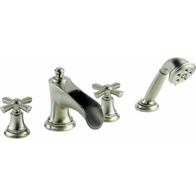 Rook® Double Handle Deck Mounted Roman Tub Faucet