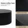Jadida Modern 35.5" Round Storage Coffee Table