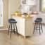 Aaser Upholstered Counter Stool with Metal Frame-990136760