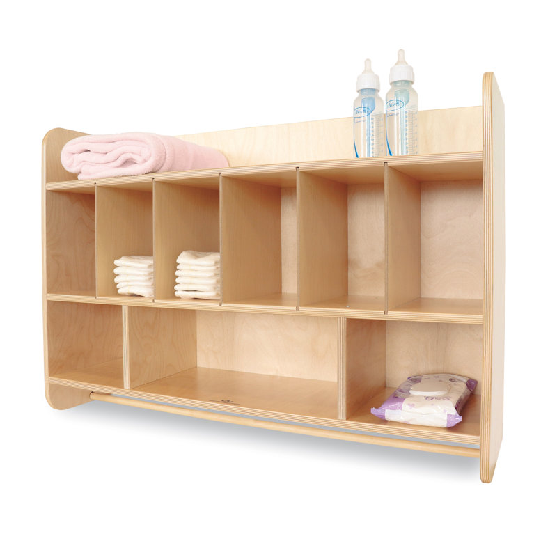 NewWave 2 Piece Cube Shelf with Towel Bar