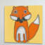 «A Fox With Mustache», reproduction sur toile tendue-17863306