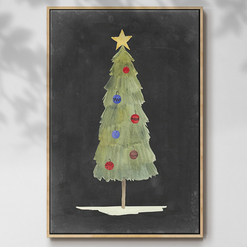 Lueur de Noël II, H 37 po x l 25 po x P 1,5 po, Naturel