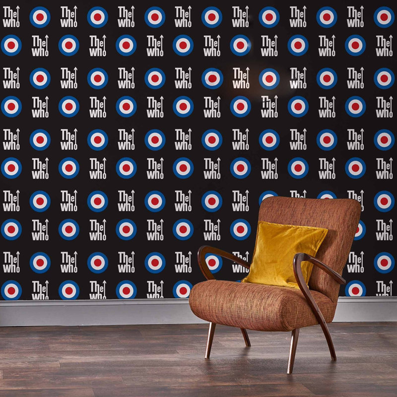The Who Target 10m X 50cm Matte Wallpaper Roll