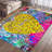 Modern Printed Rug in Neutral Tones with Geometric Zigzag Pattern Ideal for Any Room in Your Home-128596680