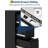 3 Drawer Vertical File Cabinet With Lock - Metal Filing Cabinet For Letter/Legal/A4/F4 Size Documents, Heavy Duty Steel Office Storage Organizer, Black
