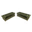 Canapé Chesterfield, canapé Stanford, canapé Chesterfield de haute qualité, canapé en tissu beige, touffeté et froissé; canapé Stanford contemporain. Canapé capitonné avec accoudoirs et dossier à volutes-941153172
