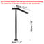 38" Single Post Handrail