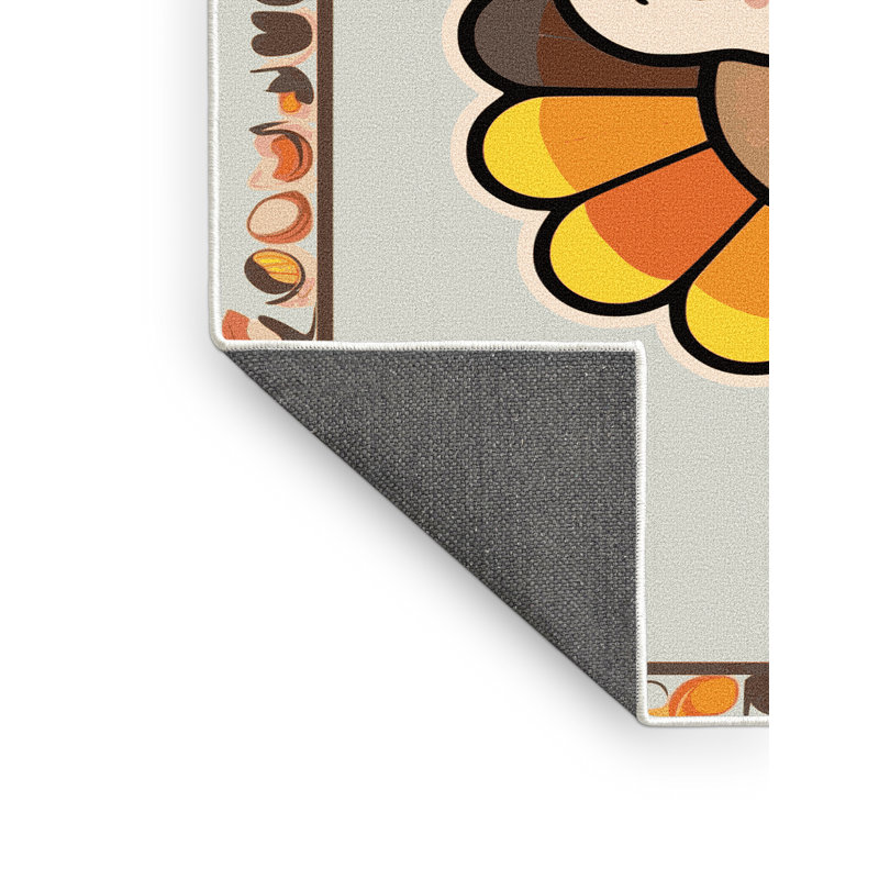Tapis de Noël des fêtes One One Allium Way® Thanksgiving, Tapis de couloir 2 pi x 4 pi